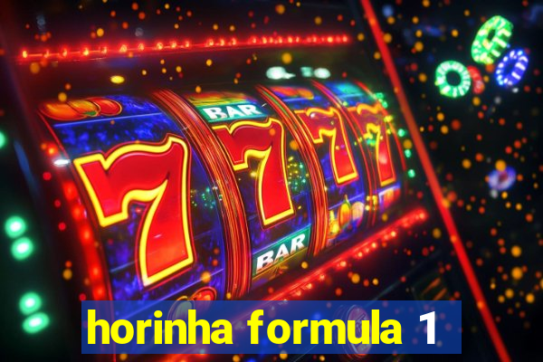 horinha formula 1